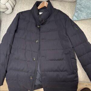Moncler Black Puffer Jacket with Vest